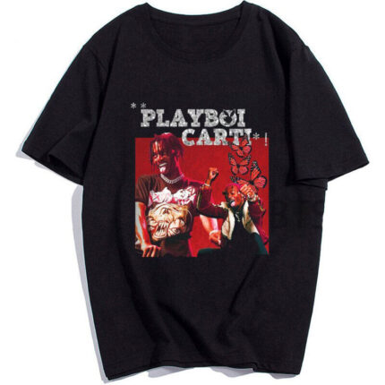 Playboi Carti Butterfly Men T-Shirt - Black