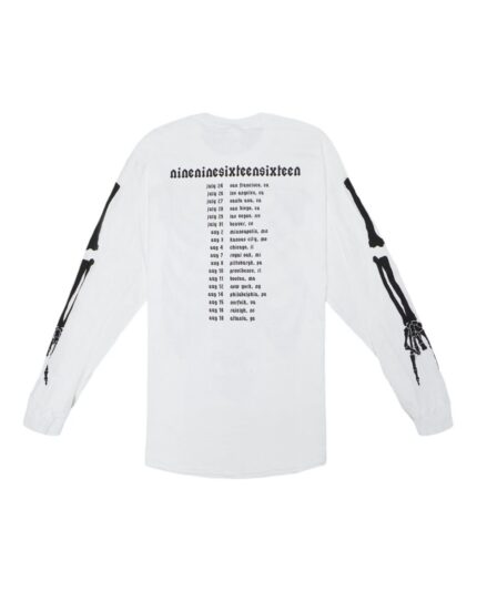 Playboi Carti Die Lit Tour Ribcage Sweatshirt - White