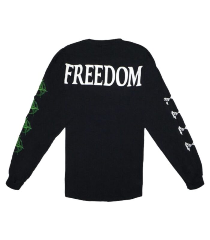 Playboi Carti Freedom LongSleeve Sweatshirt – Black