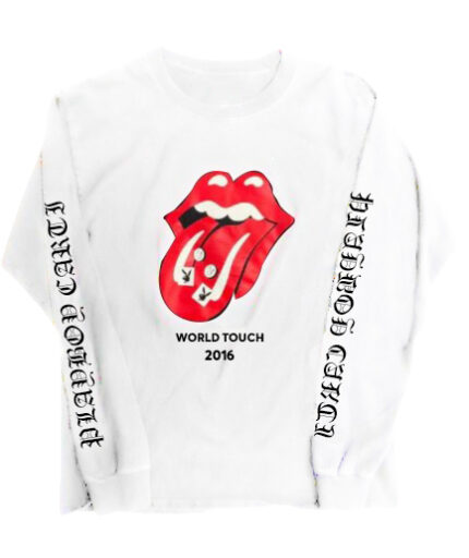 Playboi Carti Rolling Stones Sweatshirt - White